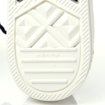 Christian Dior Technical Knit Calfskin Oblique Womens Walk'n Dior Mid Top Sneakers 38 Deep Blue 9 of 11