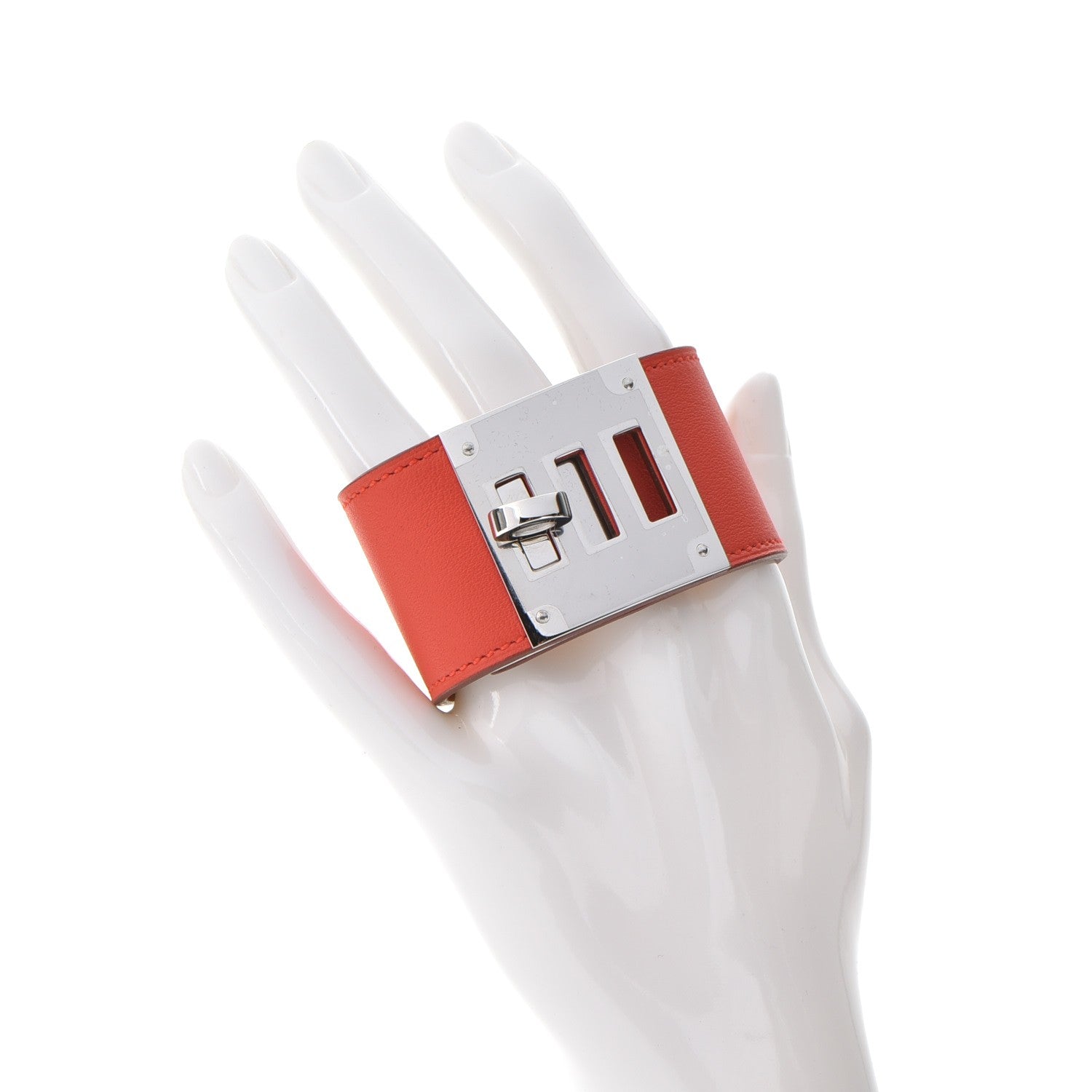 Hermes Swift Kelly Dog Bracelet Capucine 2 of 5