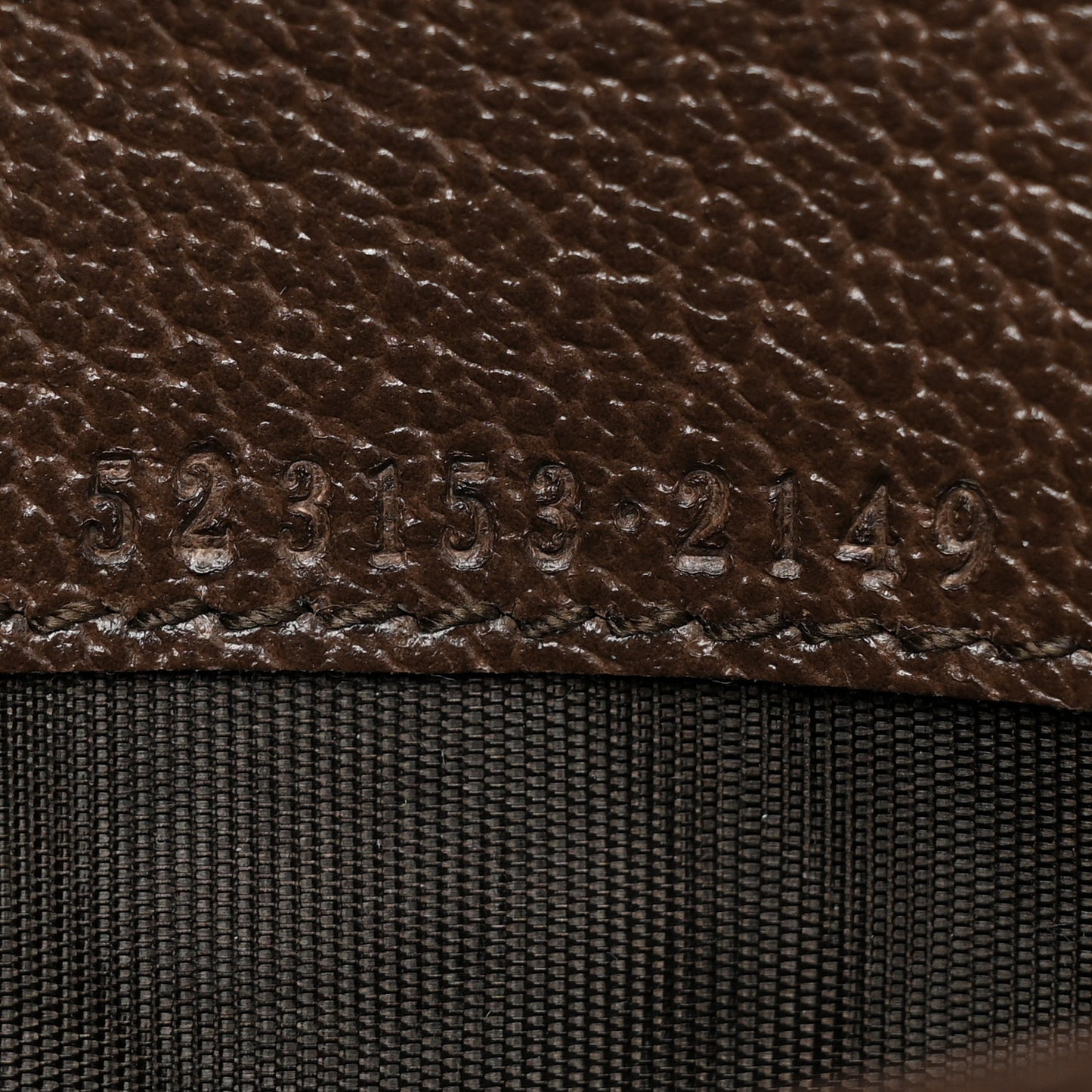 GG Supreme Monogram Web Ophidia Continental Wallet Brown