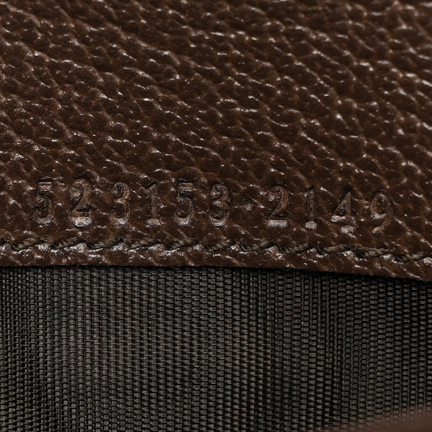 Gucci GG Supreme Monogram Web Ophidia Continental Wallet Brown 9 of 10