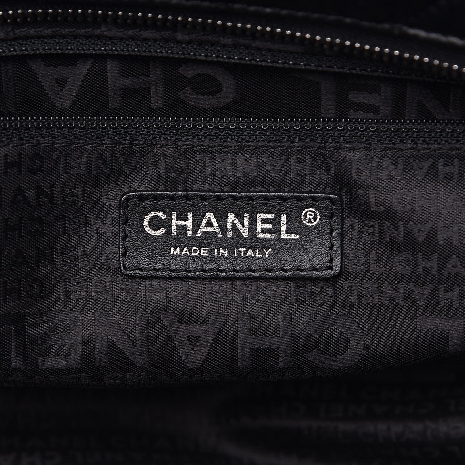 Chanel Distressed Lambskin Vintage Ligne Lady Braid XL Tote Black 6 of 12