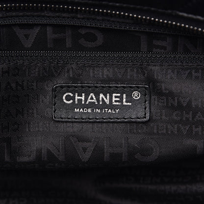Chanel Distressed Lambskin Vintage Ligne Lady Braid XL Tote Black 6 of 12