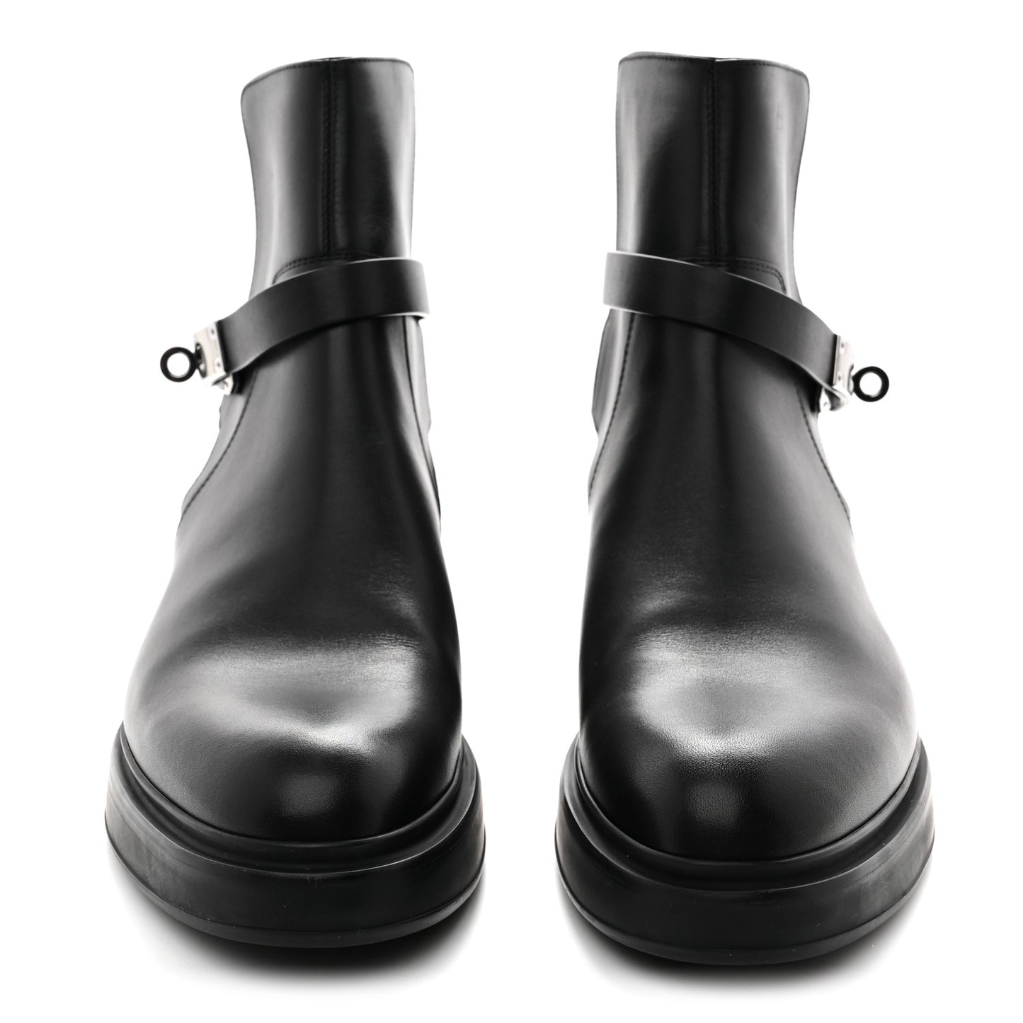 Calfskin Veo Ankle Boots 39.5 Black