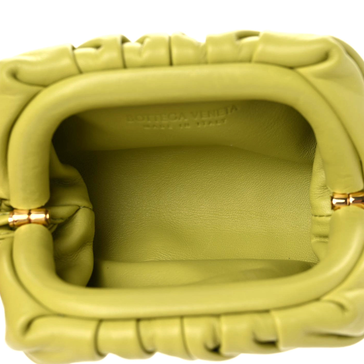 Bottega Veneta Butter Calfskin Coin Purse Kiwi 7 of 8