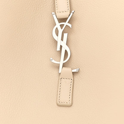 Saint Laurent Smooth Calfskin Small Le 5 A 7 Soft Hobo Sea Salt 8 of 10