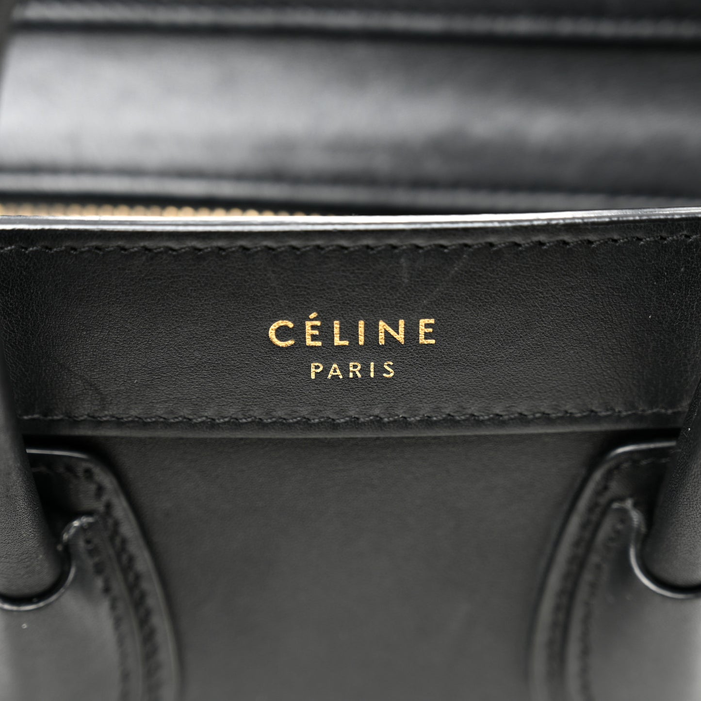 Smooth Calfskin Nano Luggage Black