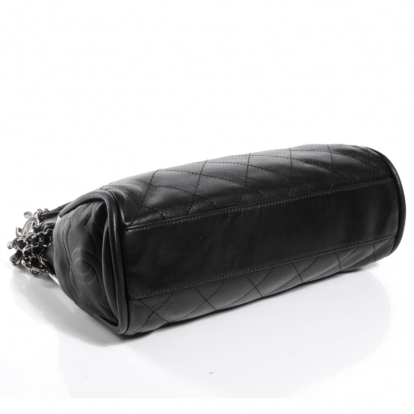 Lambskin Medium Ultimate Soft Tote Black