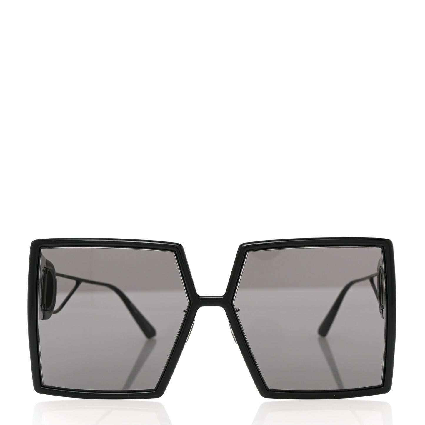 Square 30 Montaigne Sunglasses Black