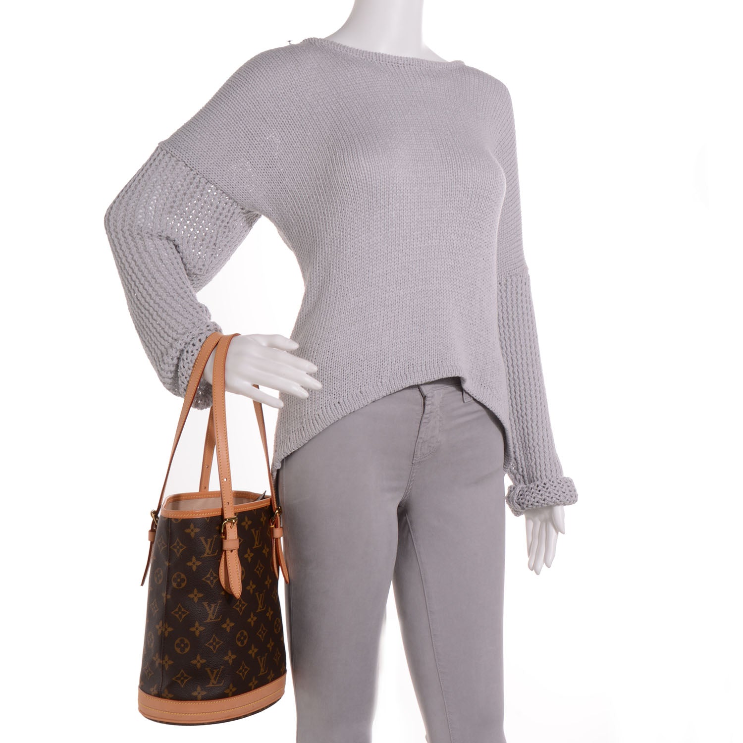 Louis Vuitton Monogram Petit Bucket 23 2 of 9