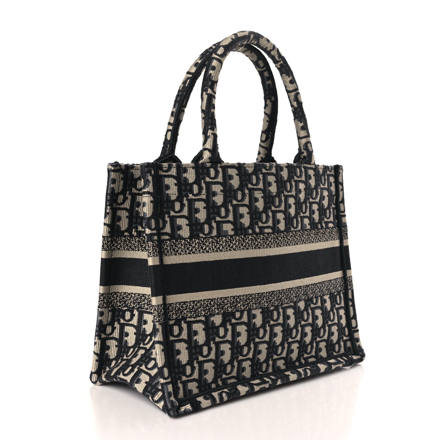 Oblique Small Book Tote Blue Multicolor