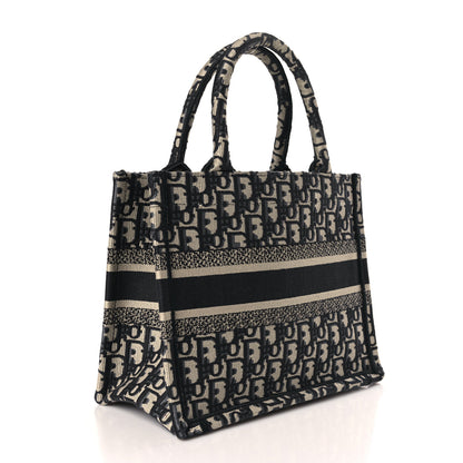 Christian Dior Oblique Small Book Tote Blue Multicolor 3 of 9