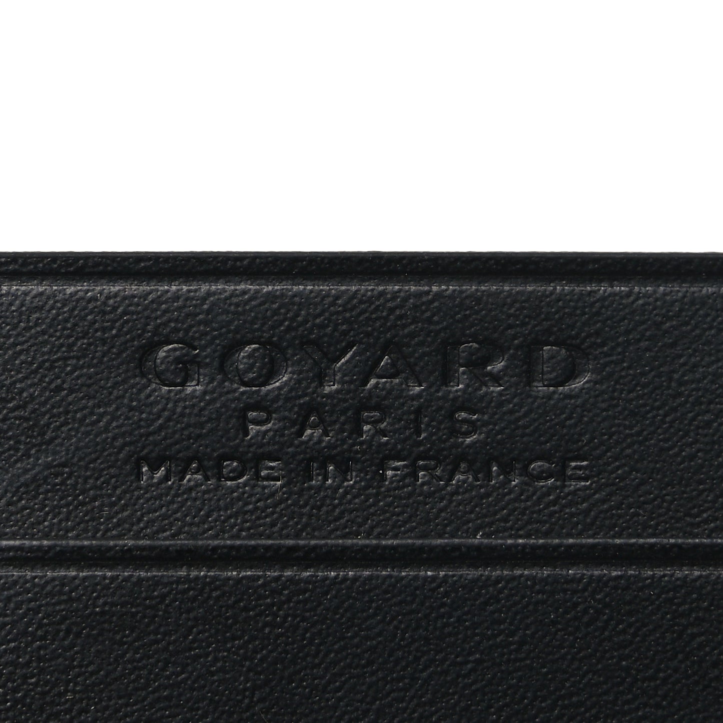 Goyardine Saint Sulpice Card Holder Black