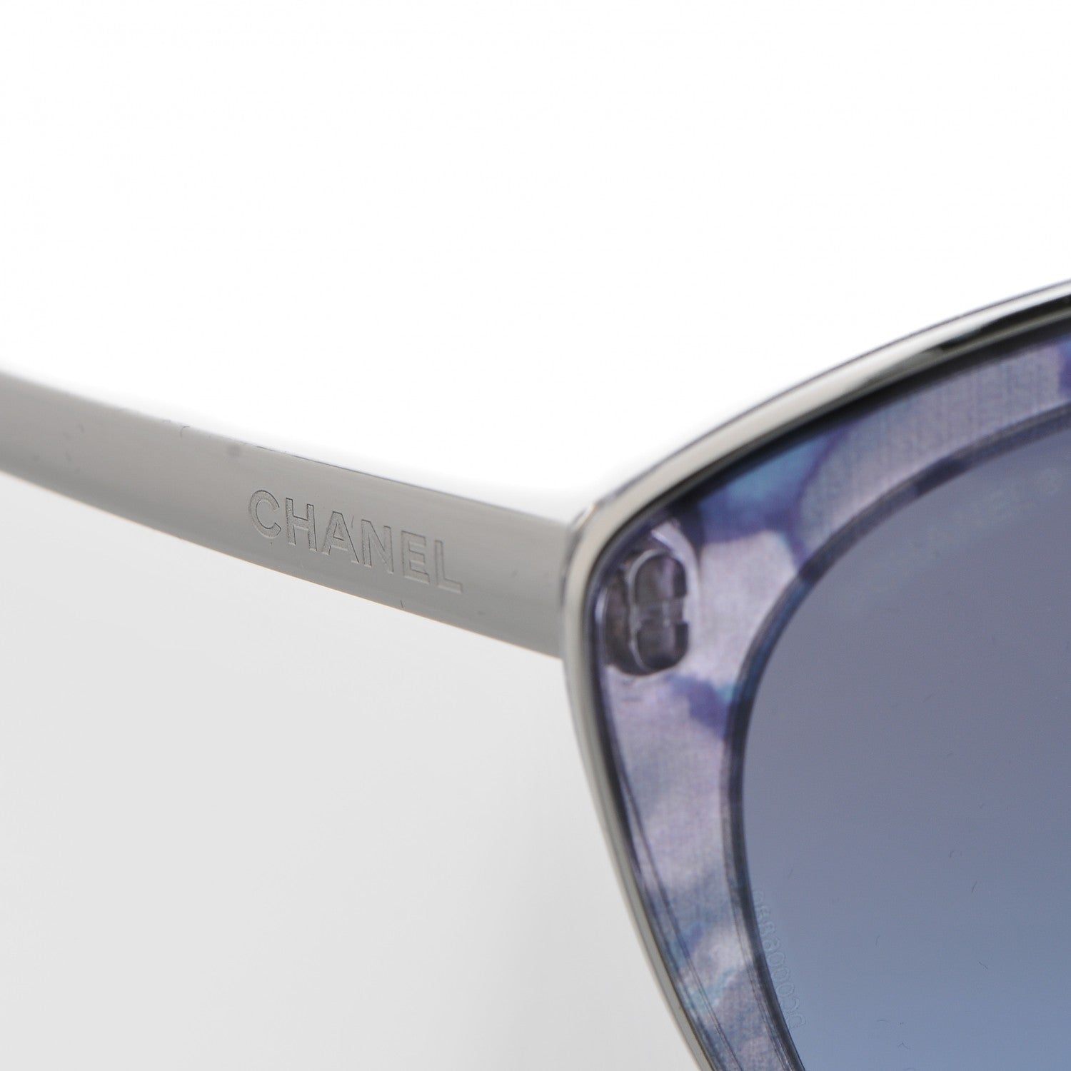 Chanel Acetate Butterfly Fall Sunglasses 4208 Blue 5 of 8