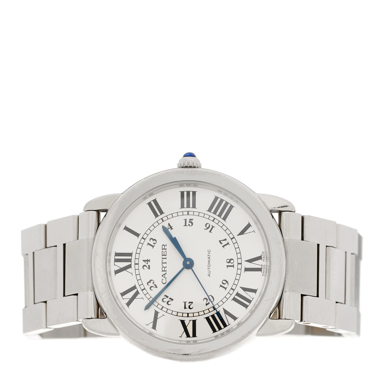 Cartier Stainless Steel 36mm Ronde Solo Automatic Watch 2 of 5