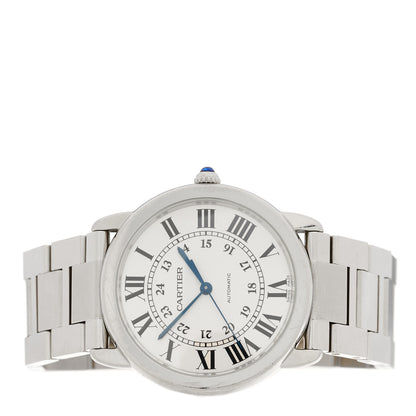 Cartier Stainless Steel 36mm Ronde Solo Automatic Watch 2 of 5