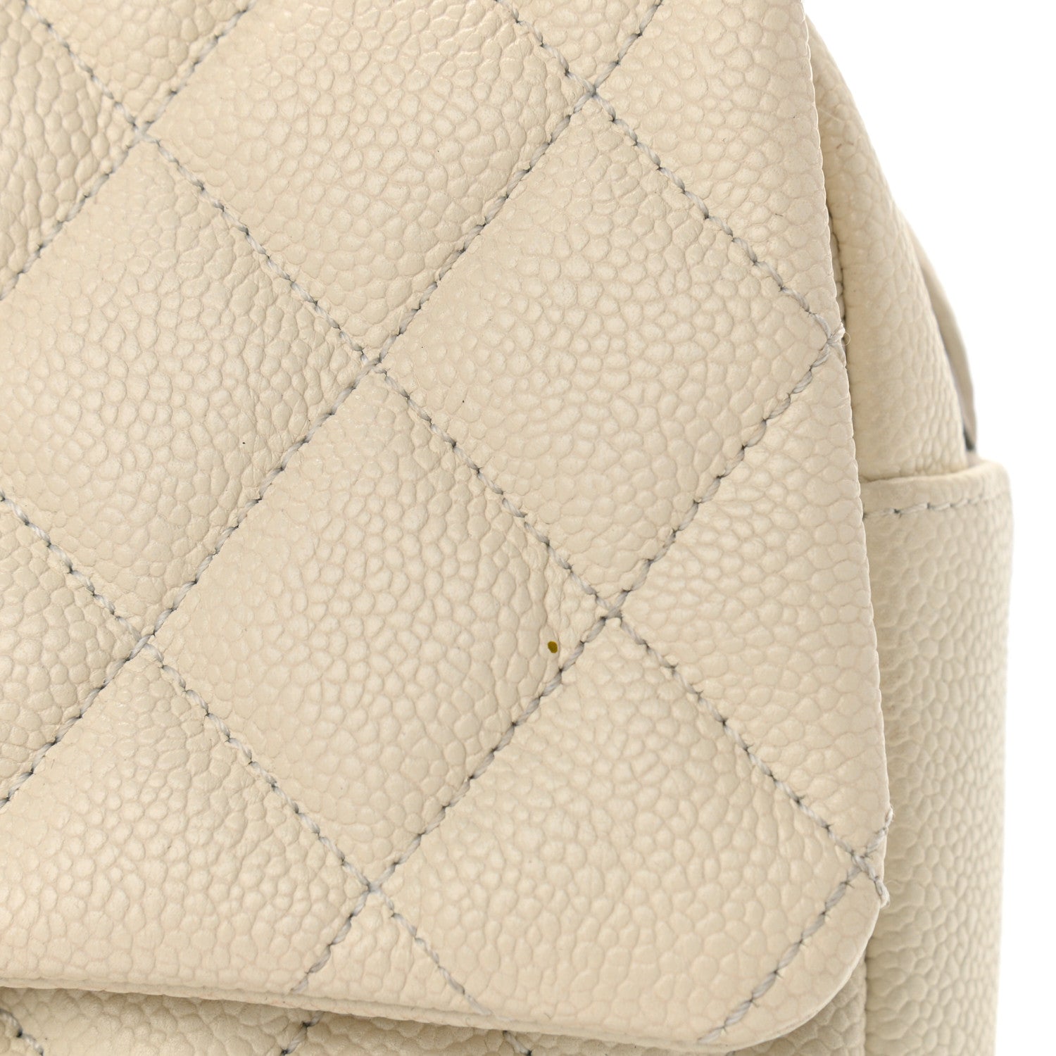 Chanel Caviar Quilted Jumbo Easy Flap Dark White 11 of 13