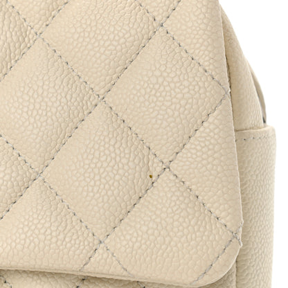 Chanel Caviar Quilted Jumbo Easy Flap Dark White 11 of 13