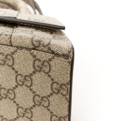 Balenciaga X GUCCI GG Supreme Monogram Small Hourglass Top Handle Bag Beige Ebony 12 of 13
