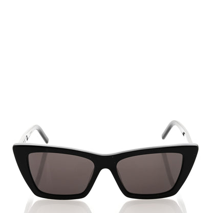 Saint Laurent Acetate Mica Cat Eye Sunglasses SL 276 Black 2 of 8