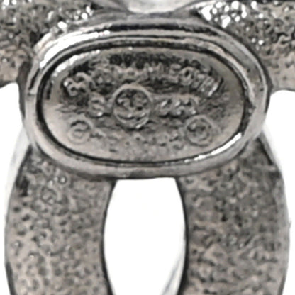 Chanel Ruthenium Crystal CC Earrings Multicolor 4 of 4