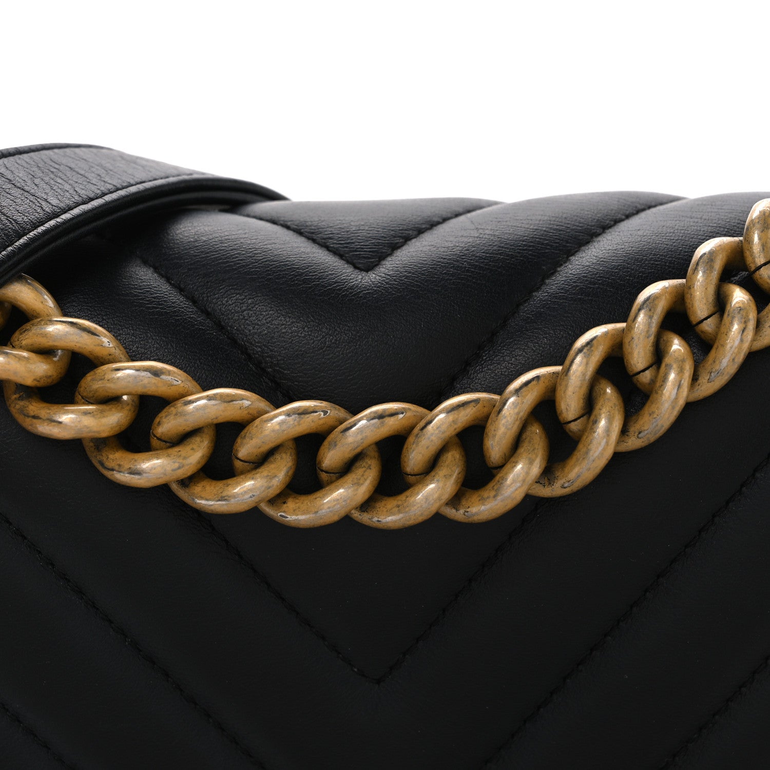Chanel Lambskin Chevron Quilted Small Boy Flap Black 8 of 10
