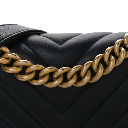 Chanel Lambskin Chevron Quilted Small Boy Flap Black 8 of 10