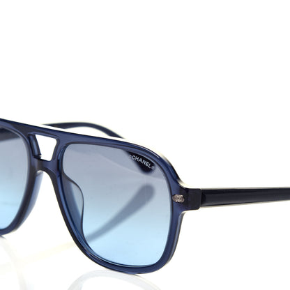 Chanel Acetate CC Sunglasses 5436-Q-A Blue 6 of 8