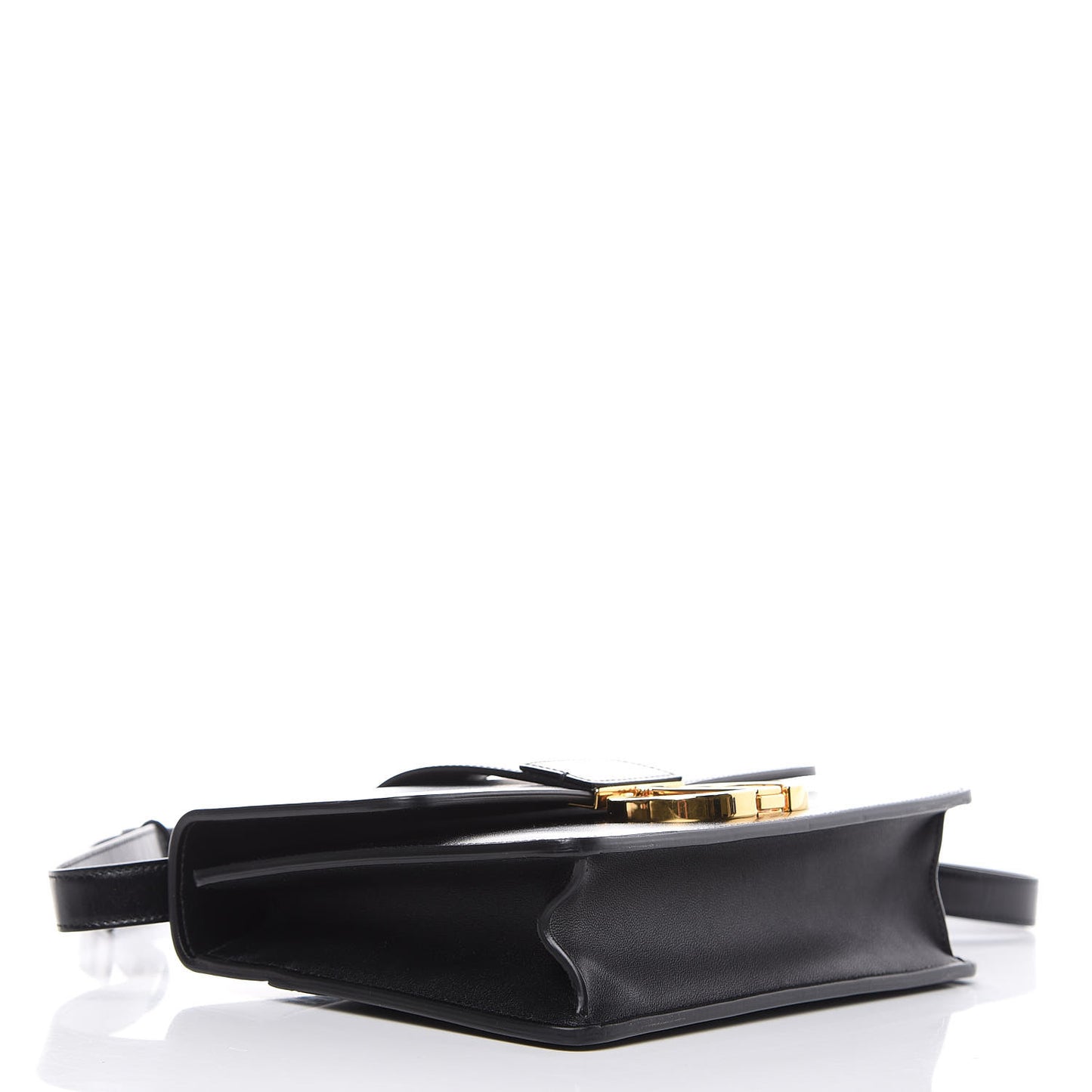 Smooth Calfskin 30 Montaigne Flap Bag Black