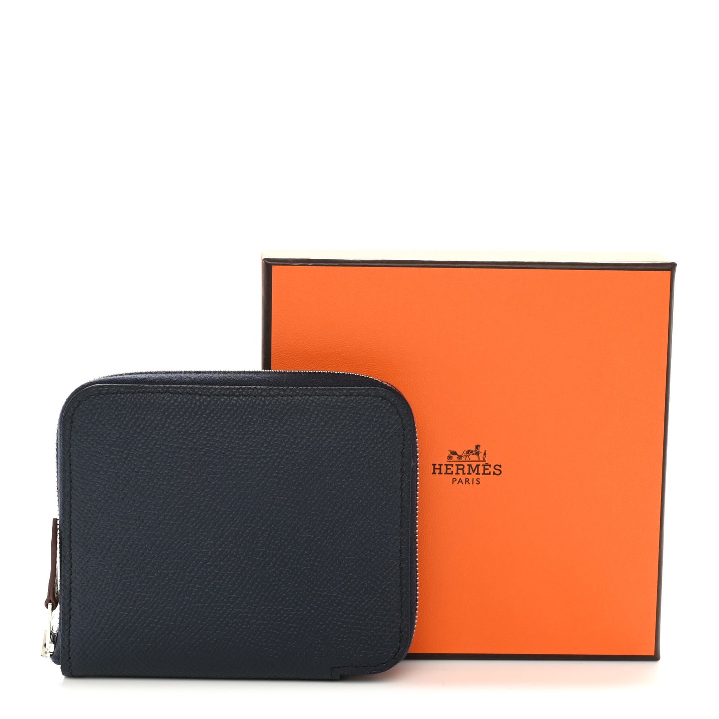 Epsom Silk'In Compact Wallet Bleu Indigo