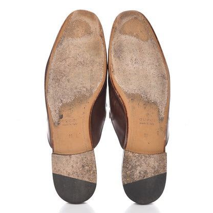 Gucci Calfskin Mens Princetown Slippers 11 Fondente Brown 7 of 18