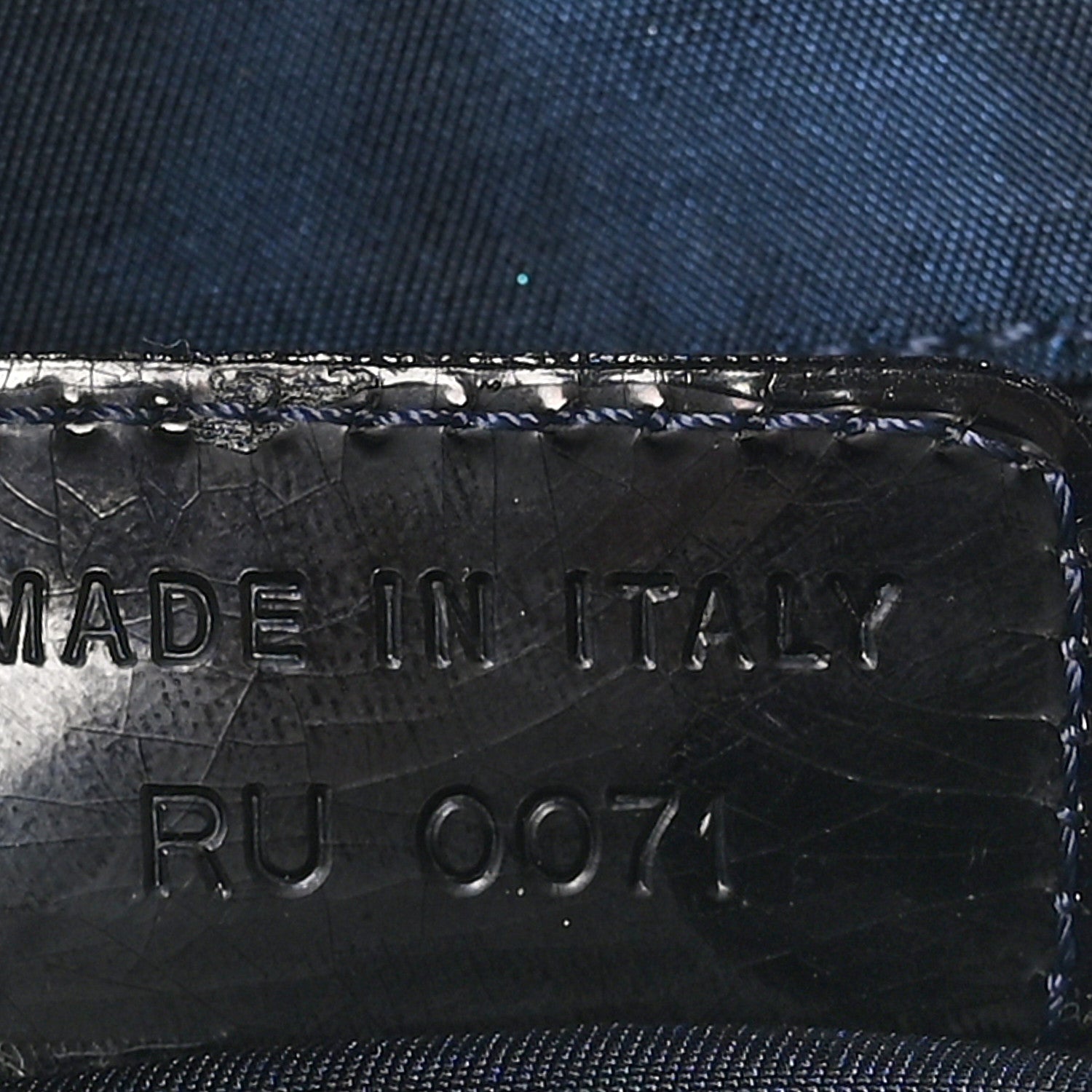 Christian Dior Denim Speedway Double Saddle Bag Blue 7 of 10