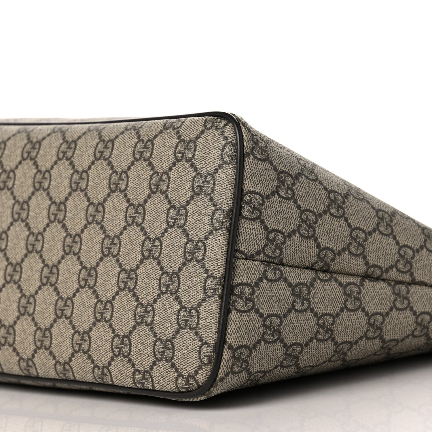 Gucci GG Supreme Monogram Medium Zippered Tote Dark Brown 9 of 9