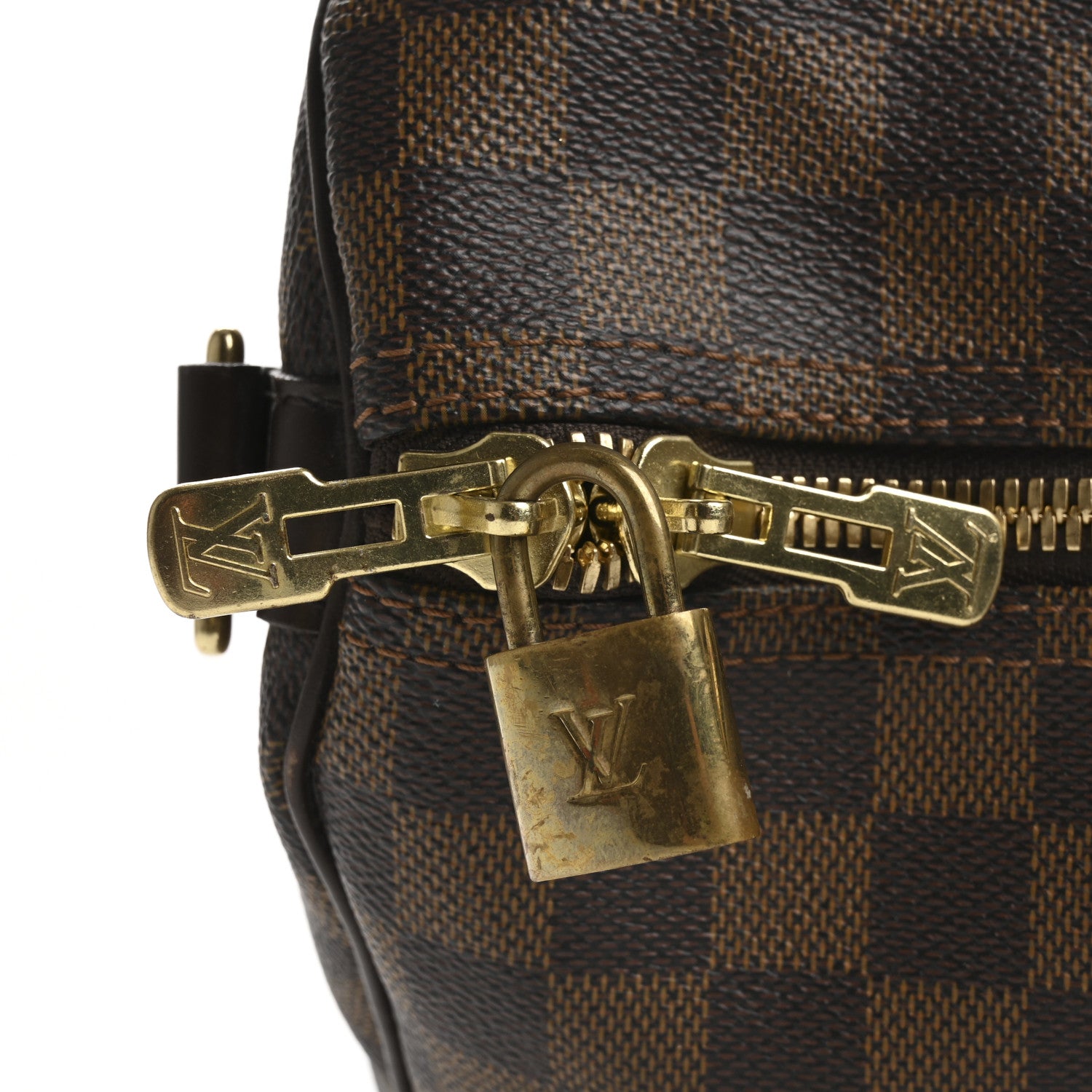 Louis Vuitton Damier Ebene Keepall Bandouliere 55 11 of 13