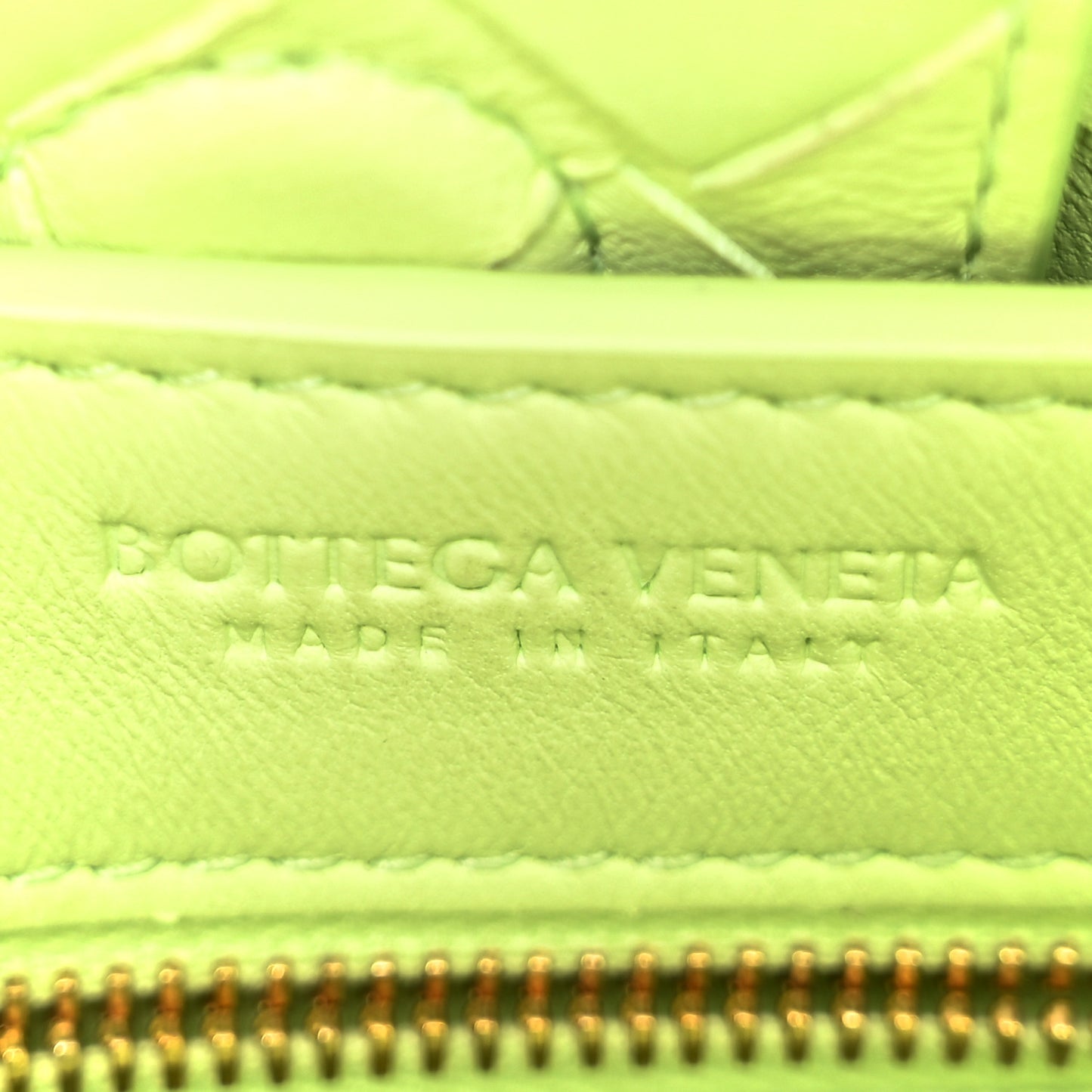 Nappa Intrecciato Small Andiamo Shoulder Bag Fennel