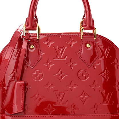 Louis Vuitton Vernis Alma BB Pomme D'Amour 7 of 10