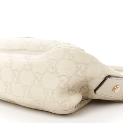 Gucci Guccissima D Ring Abbey Pochette  Off White 12 of 12