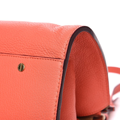 Chloe Lambskin Medium Everston Satchel Coral 11 of 12