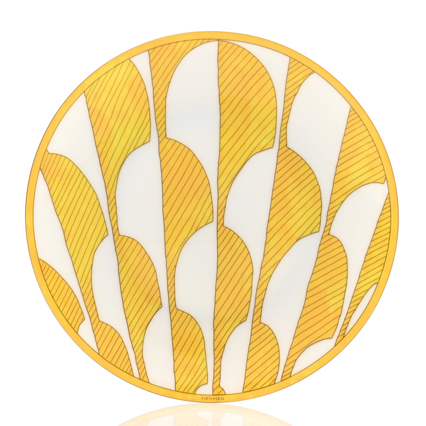 Porcelain Soleil d'Hermes Bread and Butter Plate Set of 2