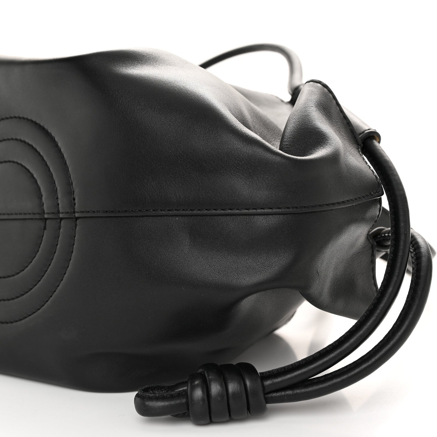 Loewe Shiny Nappa Calfskin Small Paseo Bag Black 9 of 9