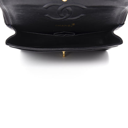 Chanel Lambskin Quilted Medium Double Flap Navy 5 of 13