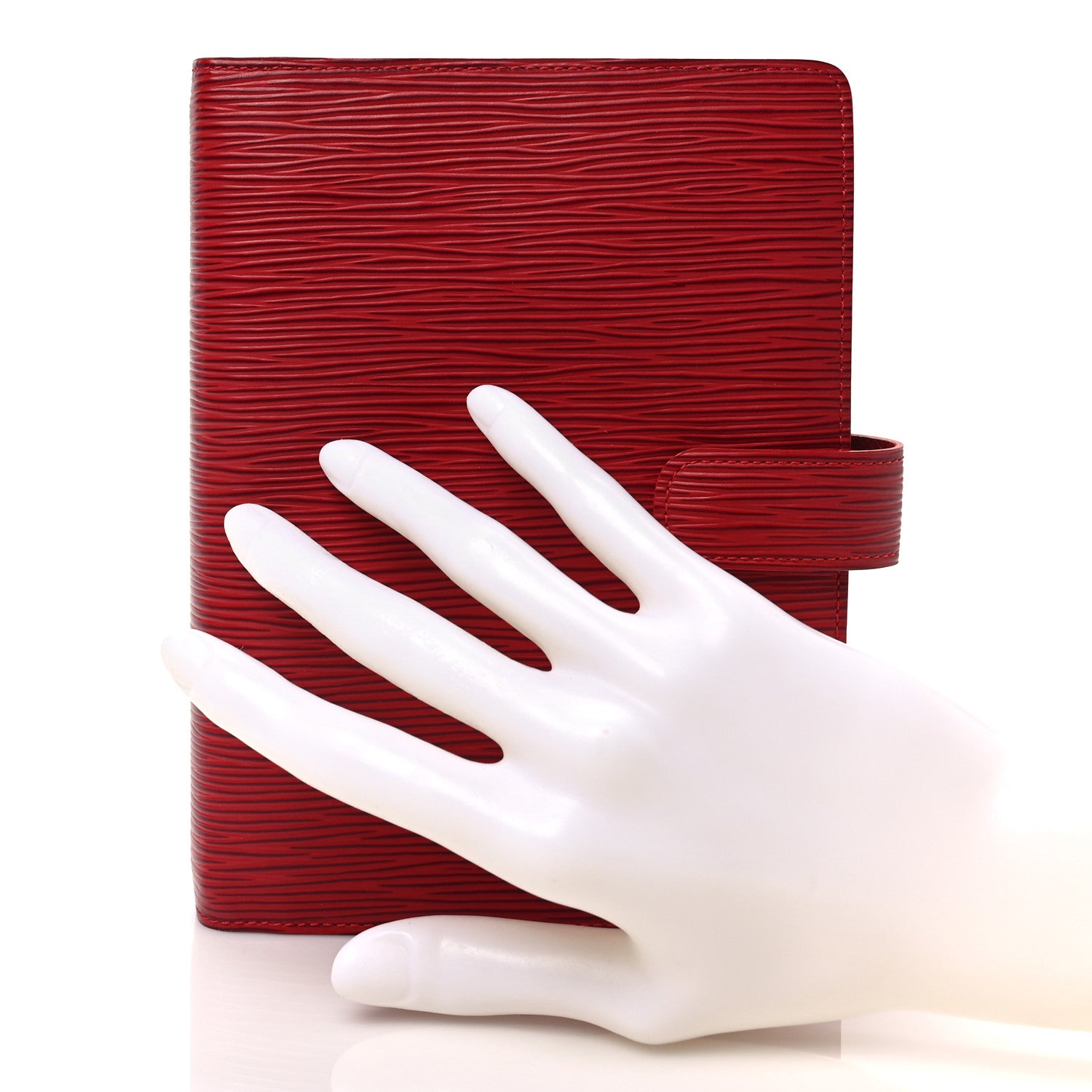 Louis Vuitton Epi Medium Ring Agenda Cover Rouge 2 of 7
