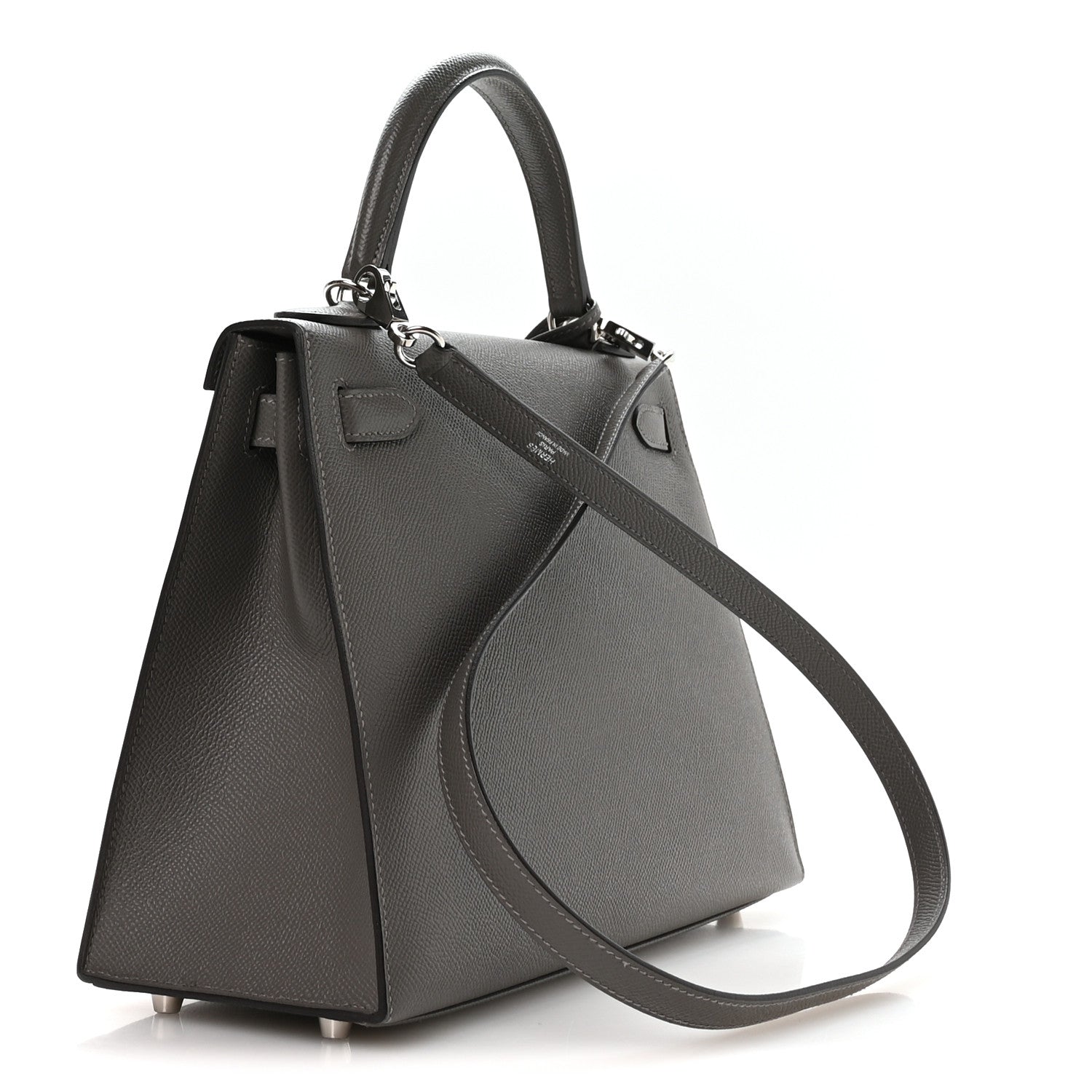 Hermes Epsom Kelly Sellier 28 Gris Misty 3 of 11