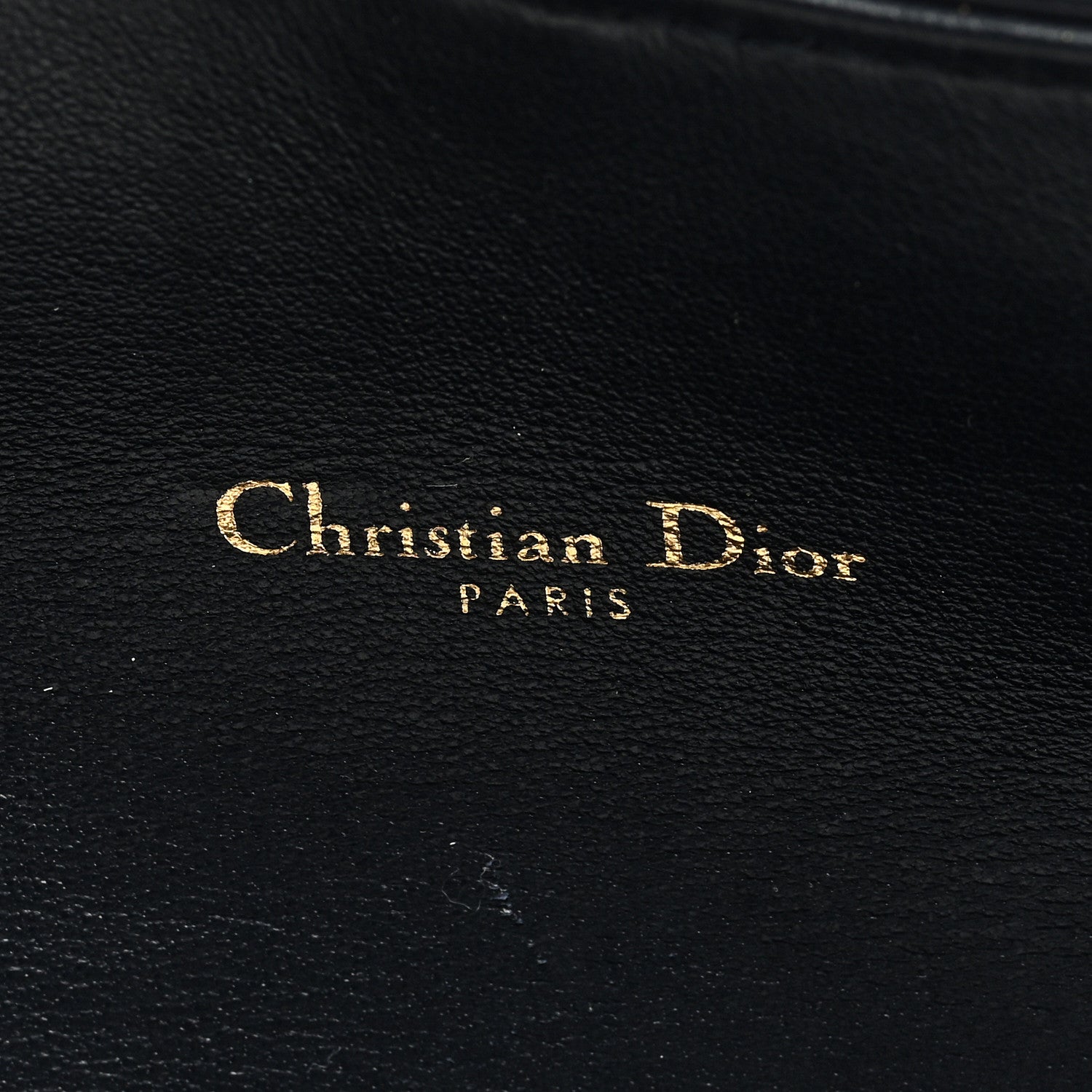Christian Dior Oblique Saddle Chain Long Wallet Blue 7 of 7