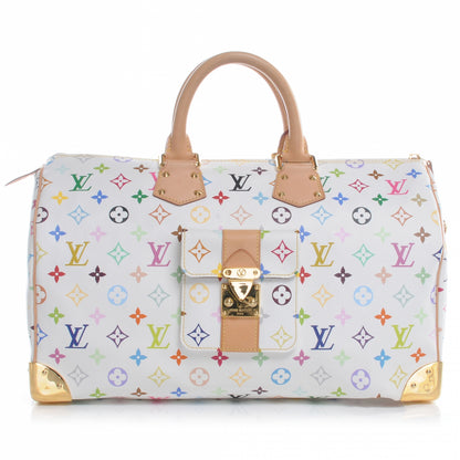 Louis Vuitton Monogram Multicolor Speedy 40 White 1 of 8
