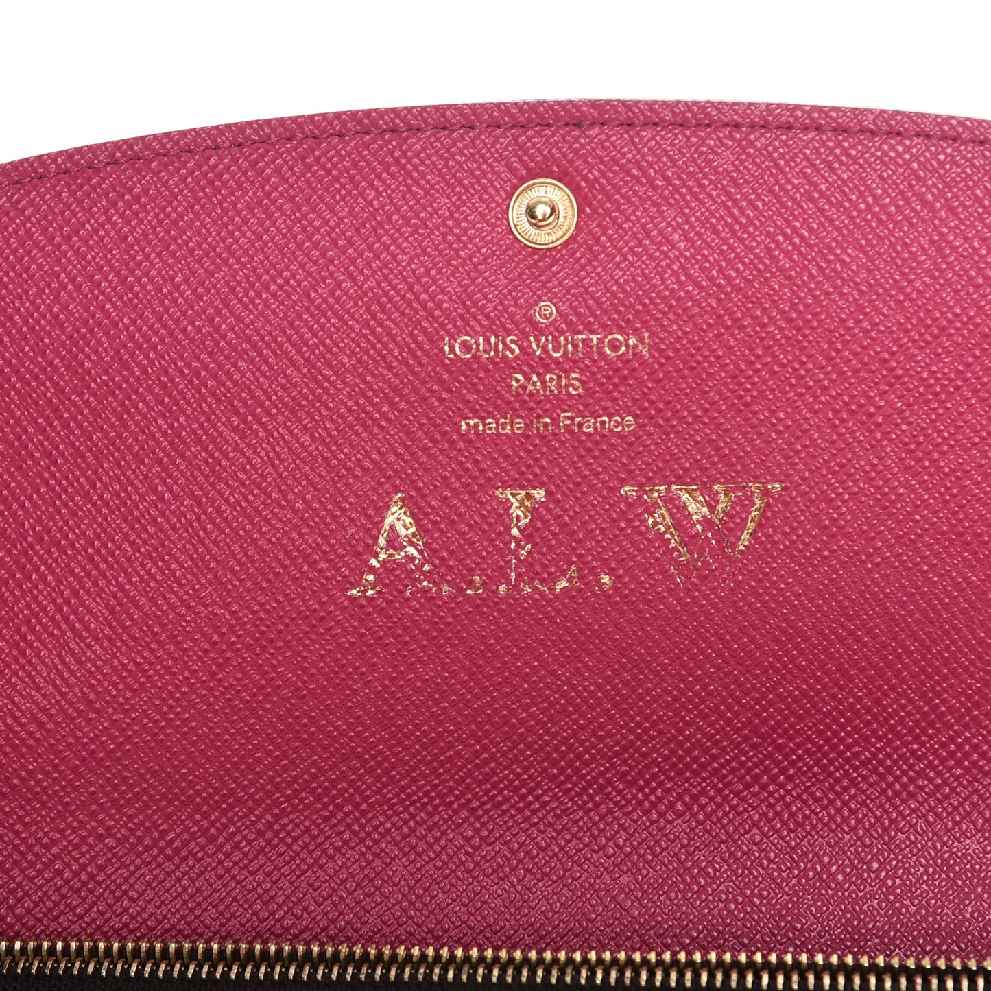 Monogram Emilie Wallet Hot Pink