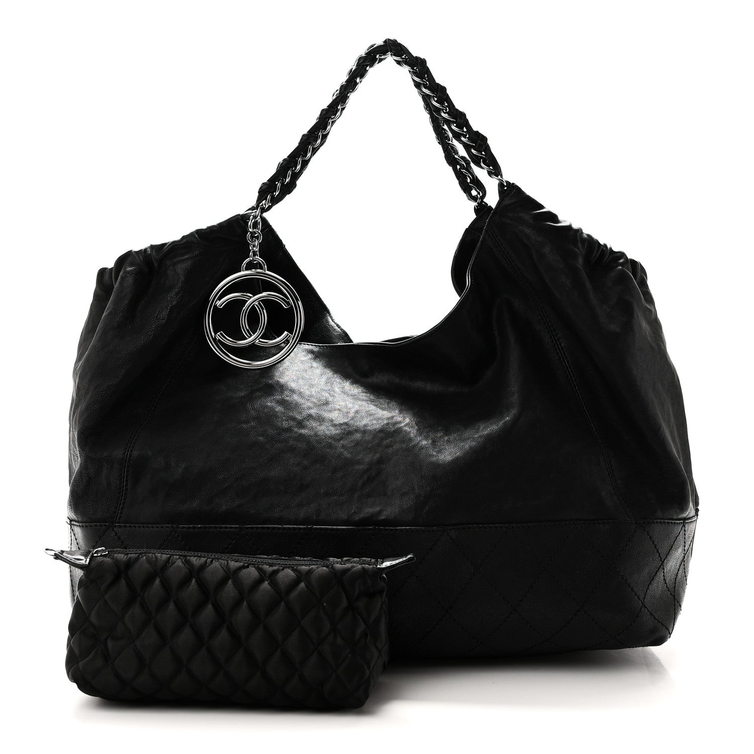 Chanel Calfskin Baby Coco Cabas Black 3 of 11
