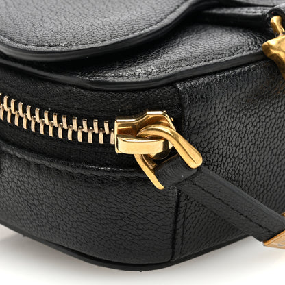 Christian Dior Goatskin Mini Saddle Pouch Black 7 of 8