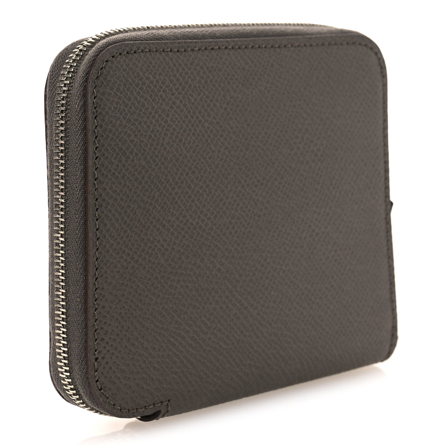 Hermes Epsom Silk'in Compact Wallet Etain 3 of 8