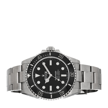 Rolex Stainless Steel 41mm Oyster Perpetual Submariner Watch Black 124060 2 of 5