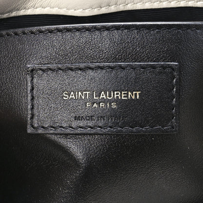 Saint Laurent Lambskin Quilted Monogram Mini Nolita Blanc Vintage 6 of 11